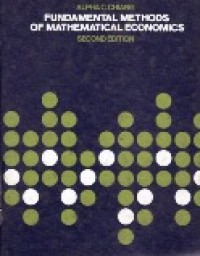 Fundamental Methods Of Mathematical Economics.