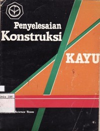 Penyelesaian Kontruksi Kayu