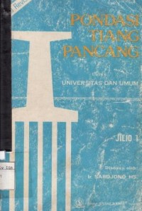 Pondasi Tiang Pancang Jilid 1