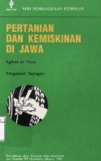 Image of Pertanian dan kemiskinan di jawa